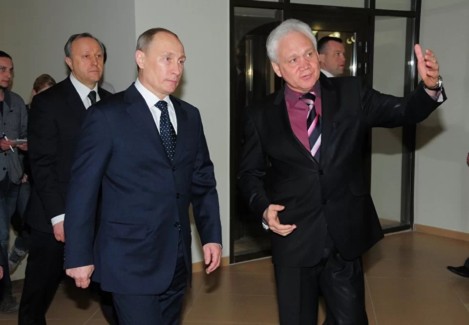 Валерий Райков с Владимиром Путиным. Райкова помощницы обвинили в изнасиловании