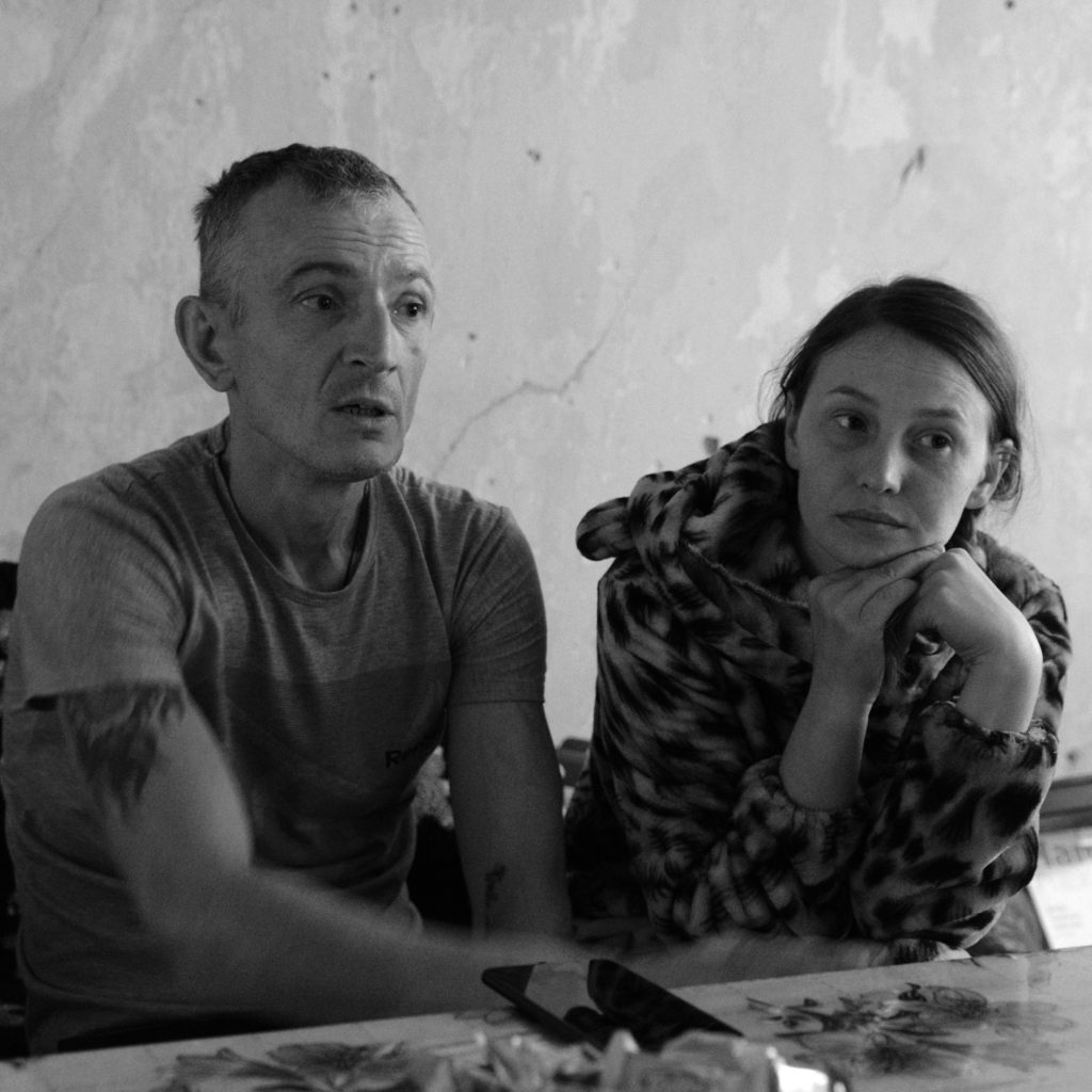 Валентин Квашников (Фредди) и его жена Евгения Батунина, бывший судебный пристав