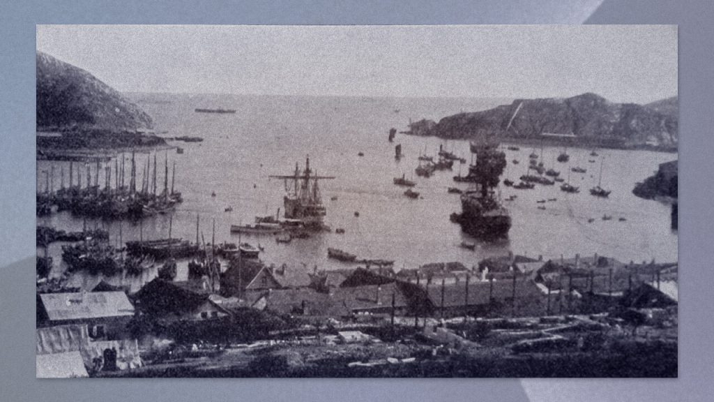 Порт Артур: вход в гавань и вид на Большой рейд