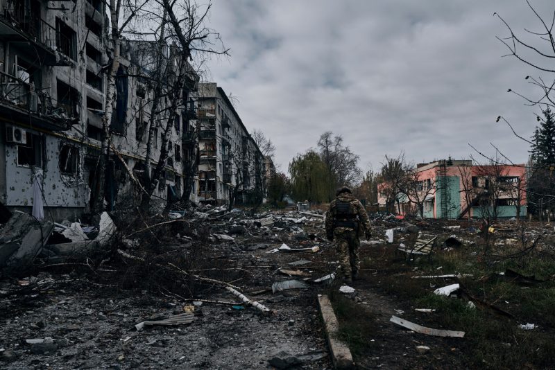 То, что осталось после боев за Бахмут от города