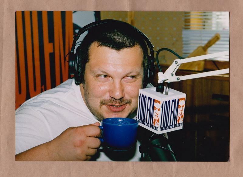 Solovyov during a broadcast on the Silver Rain, late 1990s/early 2000s