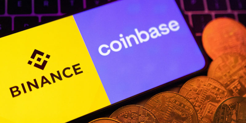 Binance Coinbase криптовалюта bitcoin