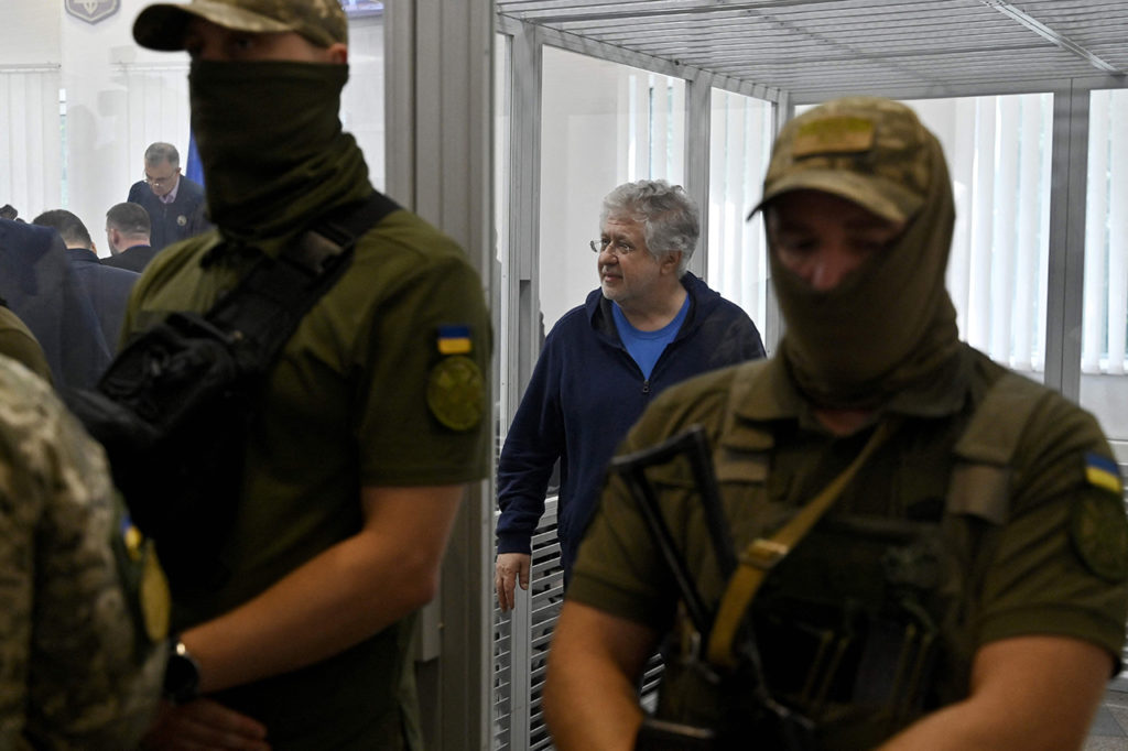 Игорь Коломойский во время слушаний по его апелляции в Апелляционном суде Киева 25 сентября 2023 года