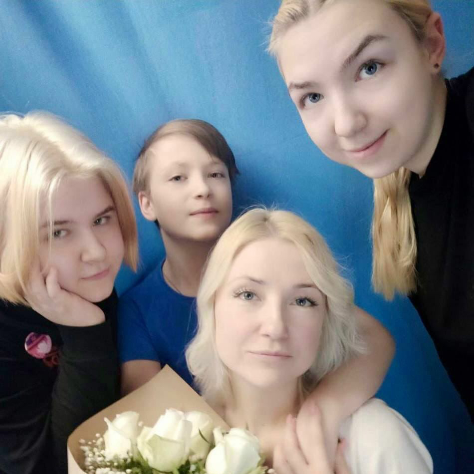 Екатерина Дунцова и ее дети
