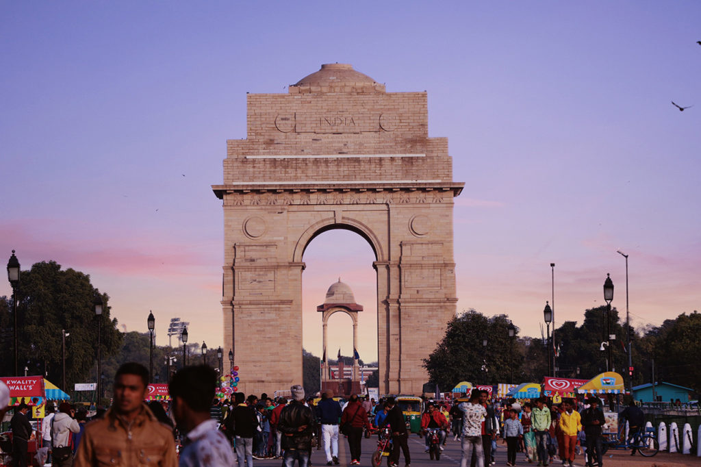 Ворота в Индии в Нью-Дели. Индия 