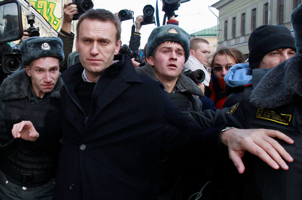Задержания Алексея Навального на московских акциях 2012 года.