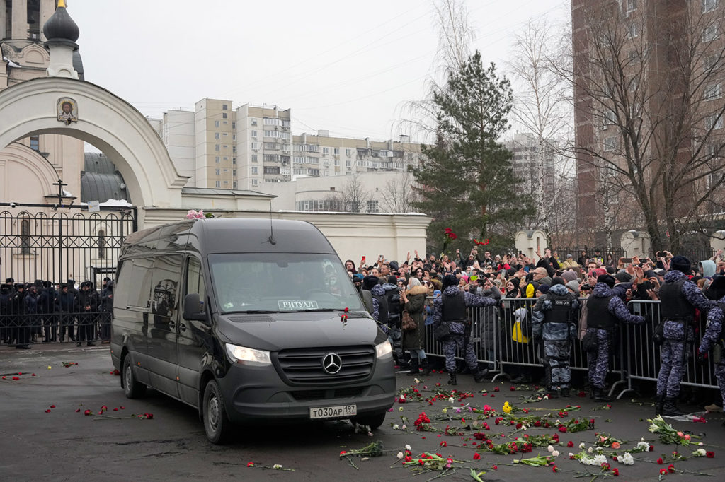 Прощание с Алексеем Навальным