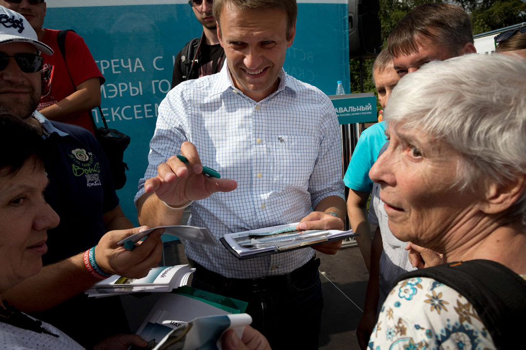Предвыборная кампания Алексея Навального в 2013 году.