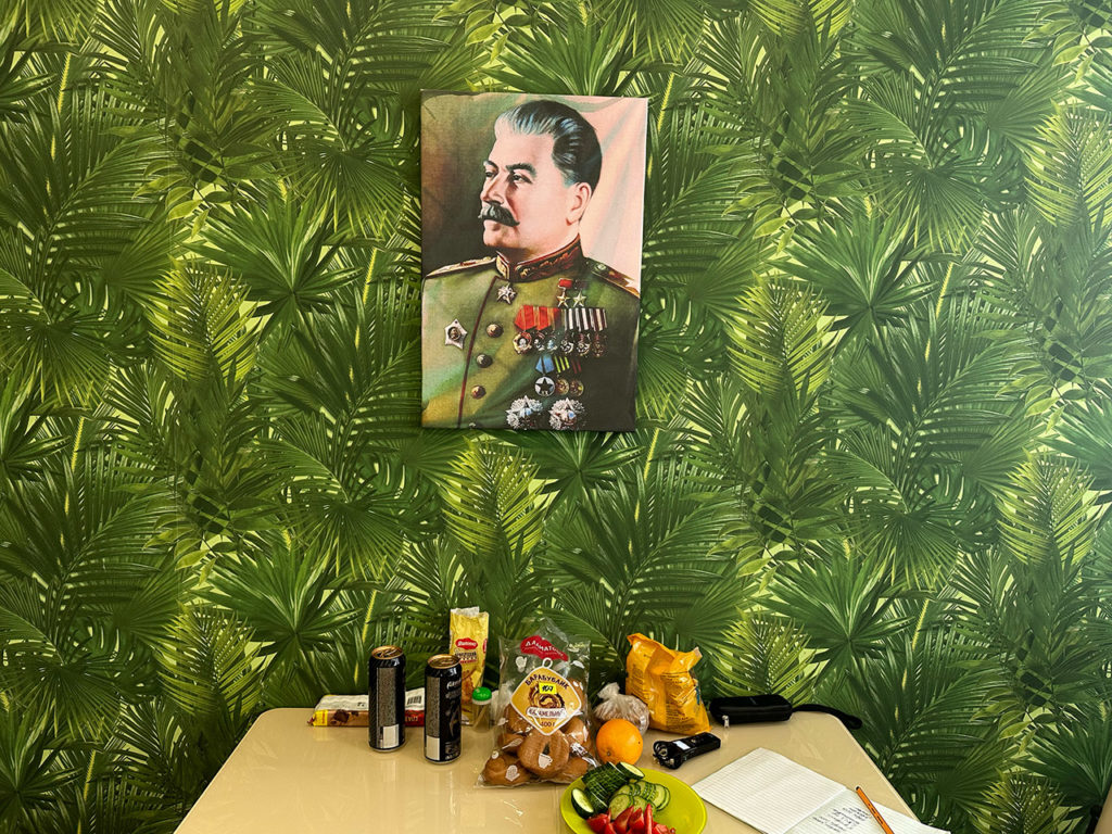 Портрет Сталина в квартире Золотко
