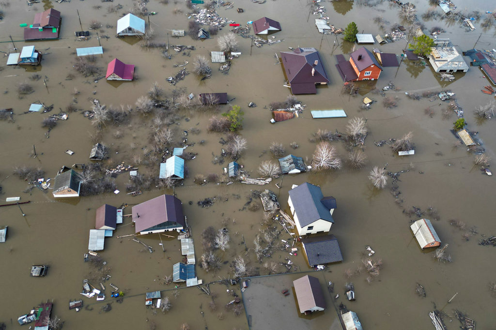Наводнение в Оренбургской области. Апрель 2024 года